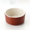 Mini bol marron brillant semi-porcelaine Poterie Haoues