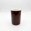 Verre à eau marron brillant semi-porcelaine Poterie Haoues